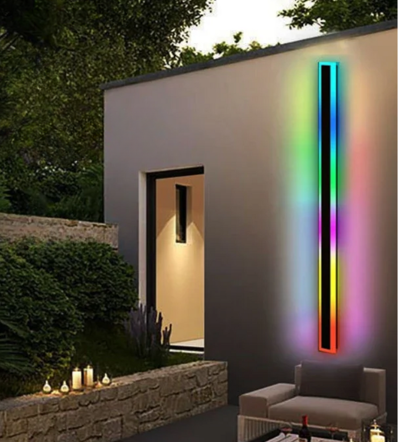 A waterproof RGB outdoor light with 358 effects for effortless mood and curb appeal.